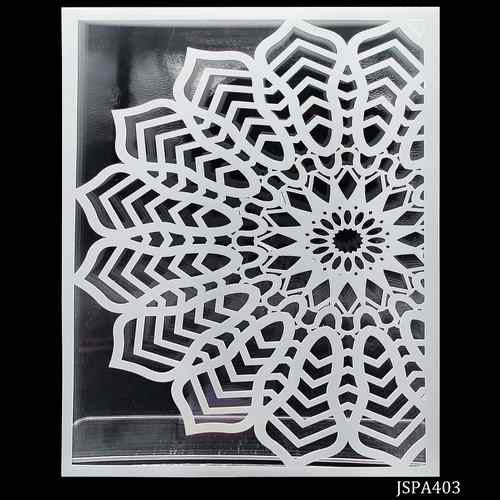 Gift To Love | jags Stencil Plastic A4 180D Flower | Code : JSPA403