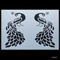 Gift To Love | Peacock Horizontal Stencil | Size : A4 | Code : JSPA407