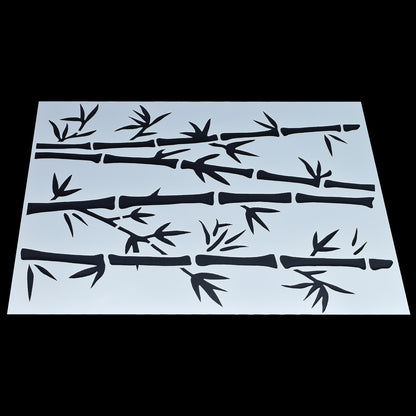 Gift To Love | Bamboo Tree Stencil | Size : A4 | Code : JSPA409