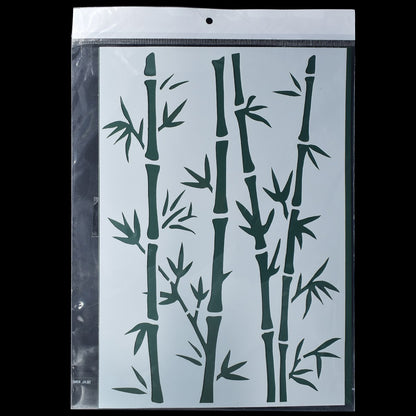 Gift To Love | Bamboo Tree Stencil | Size : A4 | Code : JSPA409