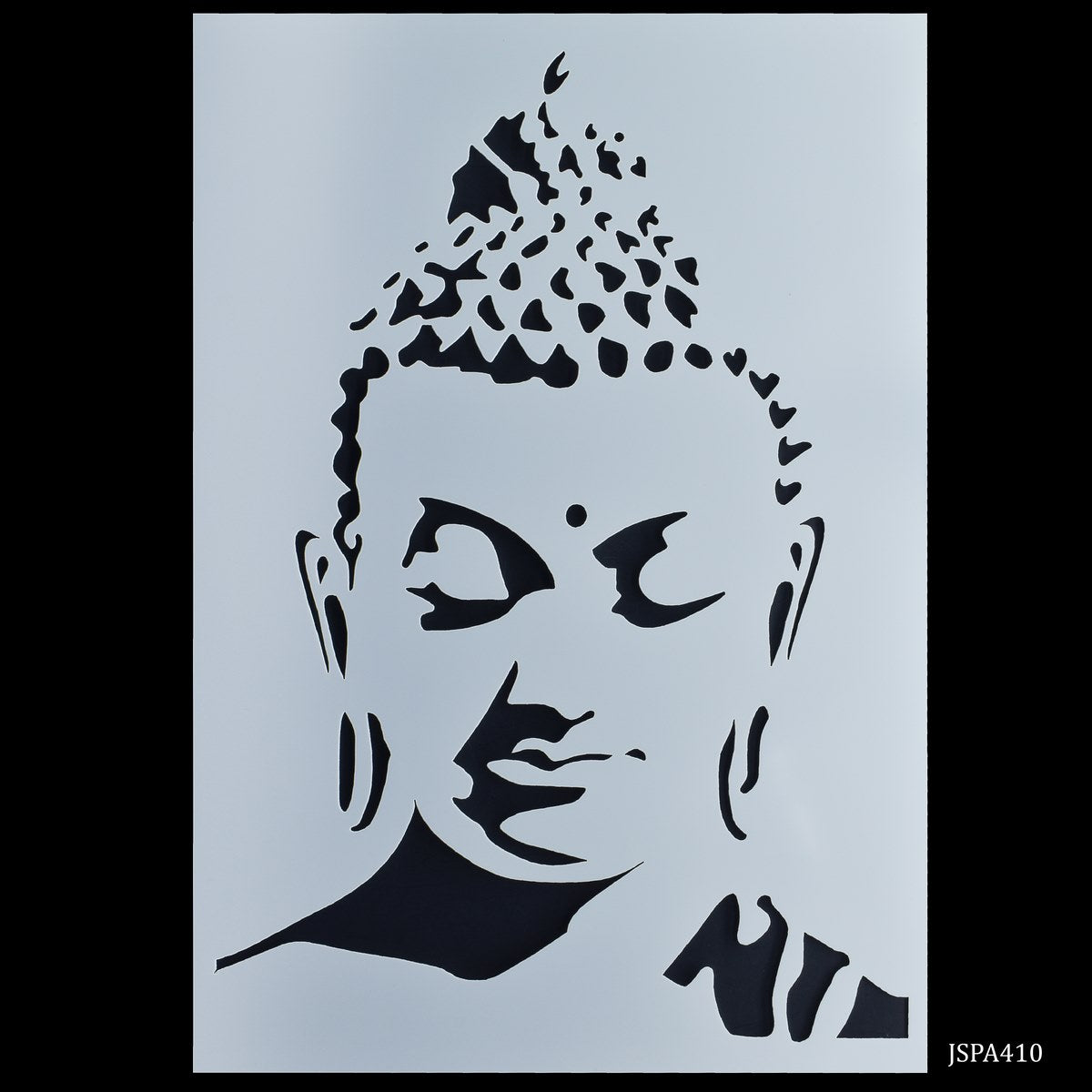 Gift To Love | Gautam Buddha Stencil | Size : A4 | Code : JSPA410