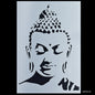 Gift To Love | Gautam Buddha Stencil | Size : A4 | Code : JSPA410