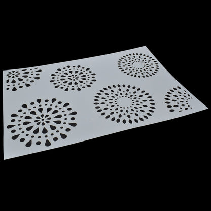 Gift To Love | Mandala Design Round Stencil | Size : A4 | Code : JSPA411