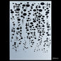 Gift To Love | Round Dot Design Stencil | Size : A4 | Code : JSPA412