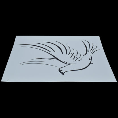 Gift To Love | Pigeon Design Stencil | Size : A4 | Code : JSPA414