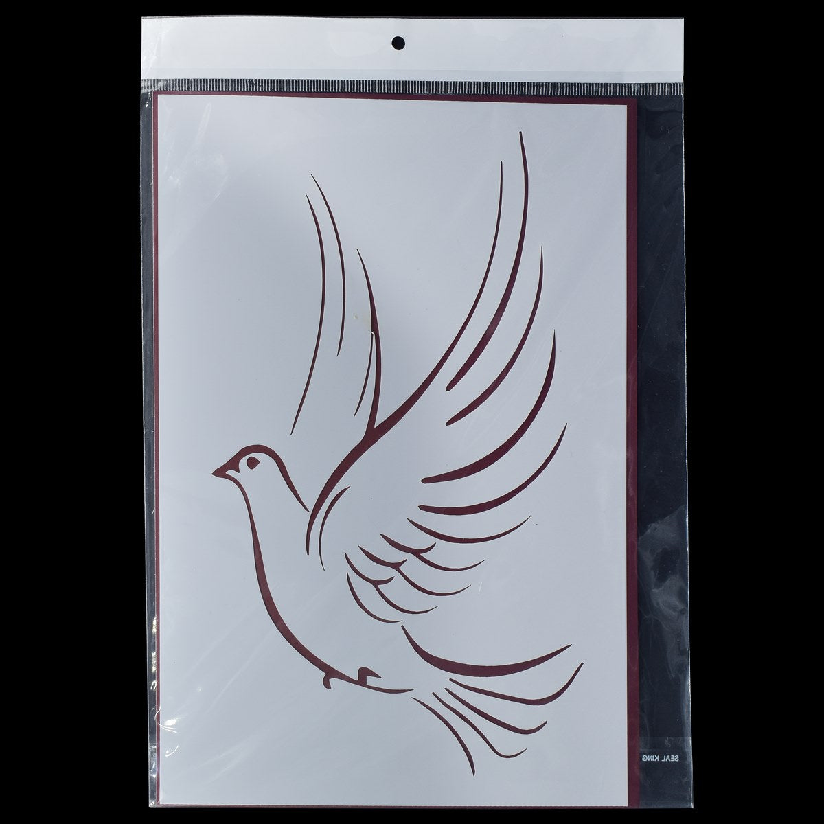 Gift To Love | Pigeon Design Stencil | Size : A4 | Code : JSPA414