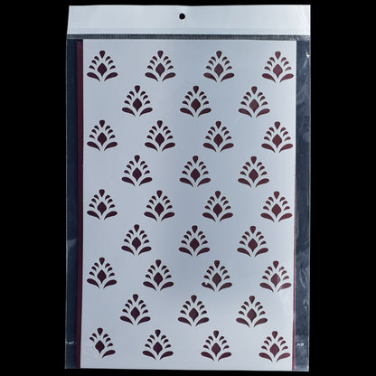 Gift To Love | Leaf Design Stencil | Size : A4 | Code : JSPA417