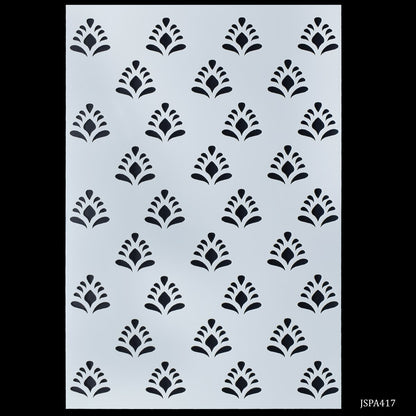 Gift To Love | Leaf Design Stencil | Size : A4 | Code : JSPA417
