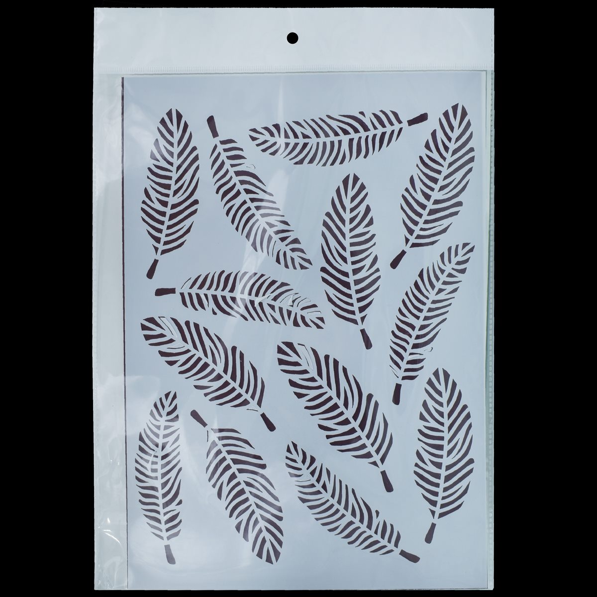 Gift To Love | Leaf Design Big Stencil | Size : A4 | Code : JSPA421