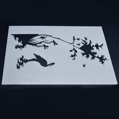 Gift To Love | Swan Design Stencil | Size : A5 | Code : JSPA5-12
