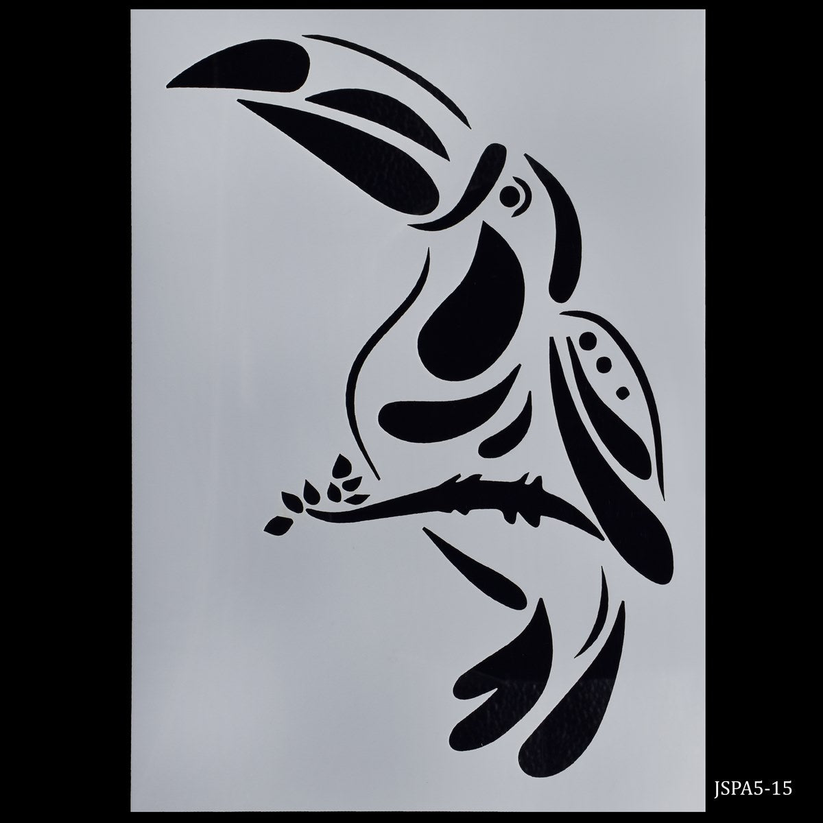 Gift To Love | Bird Design Stencil | Size : A5 | Code : JSPA5-15