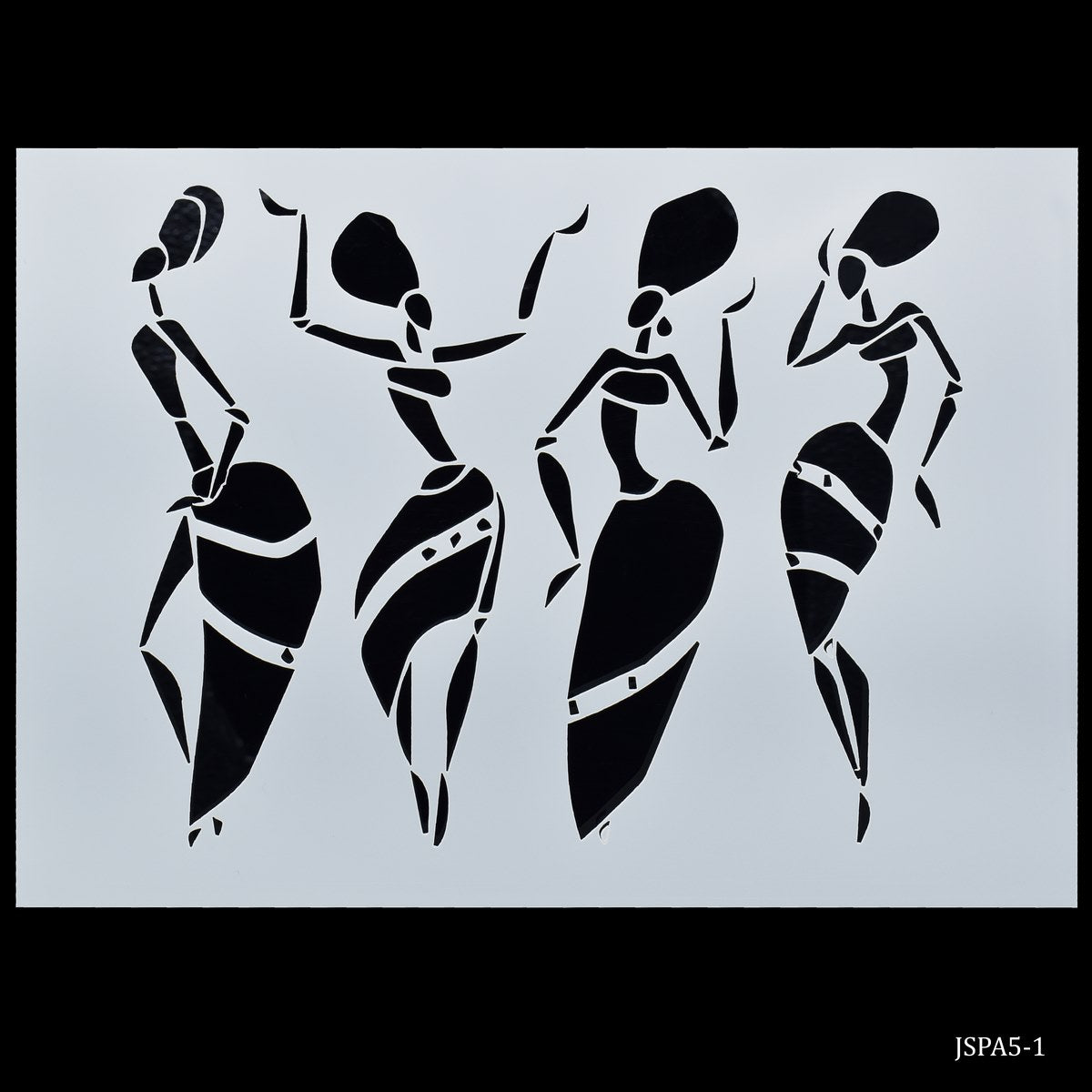 Gift To Love | African Tribes Stencil | Size : A5 | Code : JSPA5-1