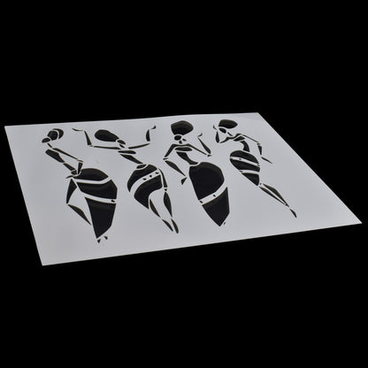 Gift To Love | African Tribes Stencil | Size : A5 | Code : JSPA5-1