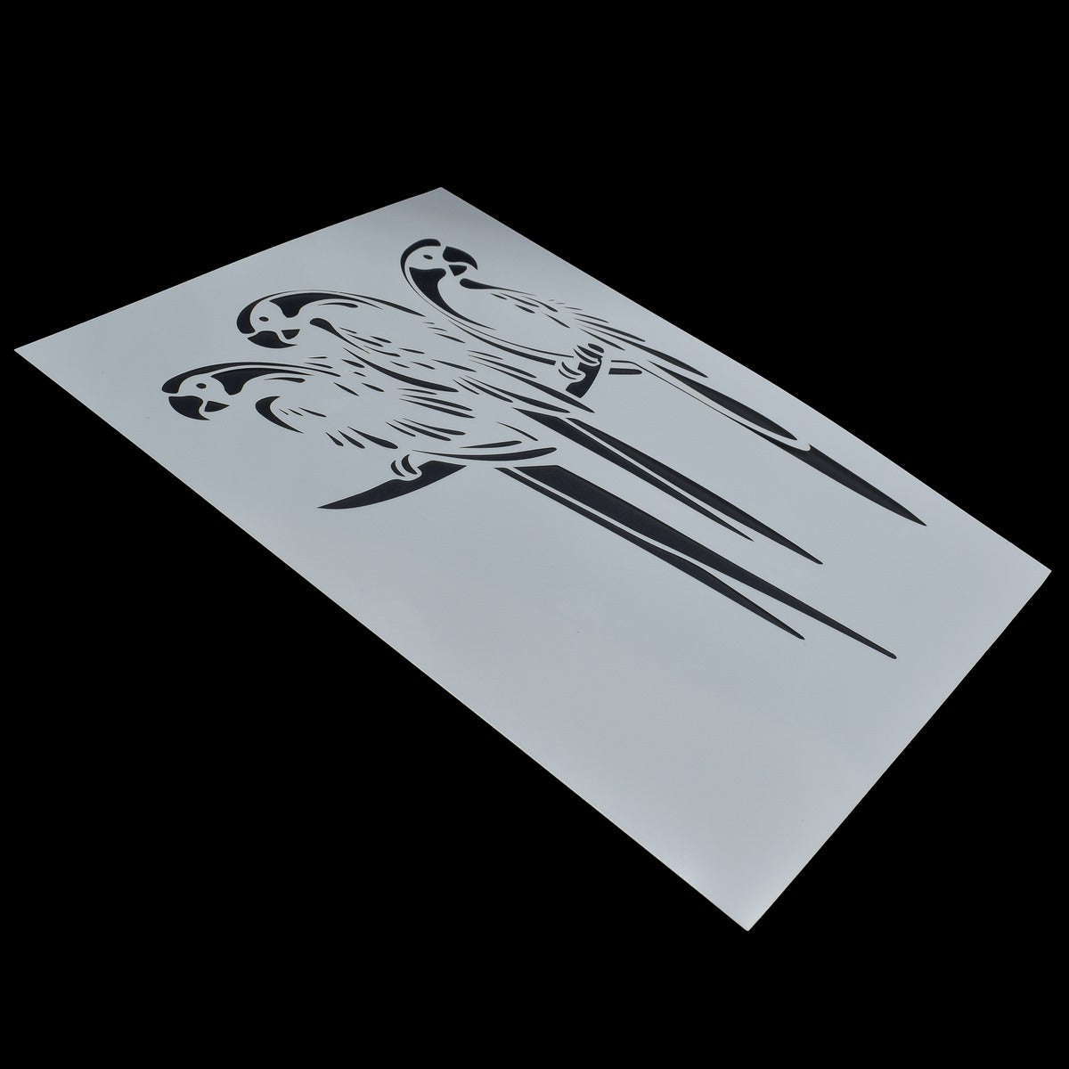 Gift To Love | Parrot Design Stencil | Size : A5 | Code : JSPA5-2