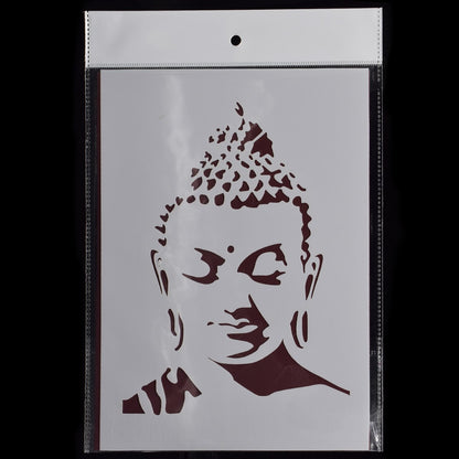 Gift To Love | Gautam Buddha Stencil | Size : A5 | Code : JSPA5-5