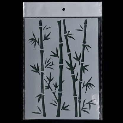 Gift To Love | Bamboo Tree Stencil | Size : A5 | Code : JSPA5-6