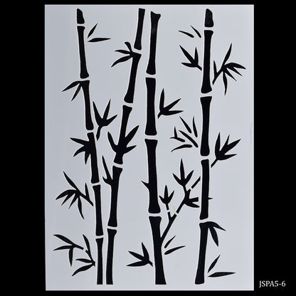 Gift To Love | Bamboo Tree Stencil | Size : A5 | Code : JSPA5-6