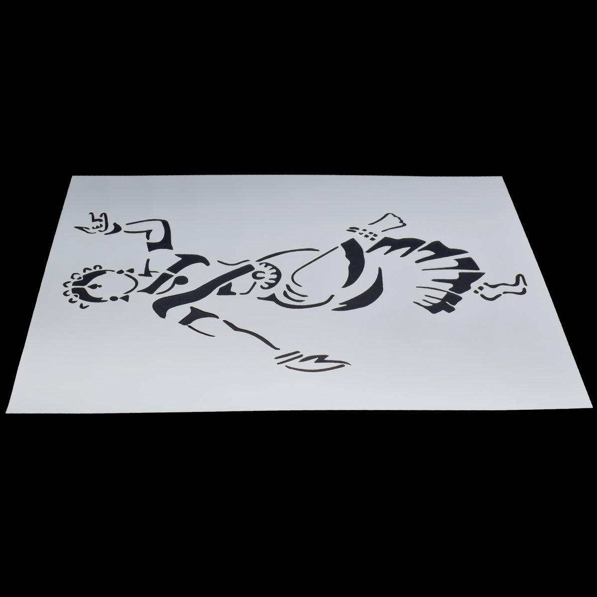 Gift To Love | Bharatanatyam Stencil | Size : A5 | Code : JSPA5-9