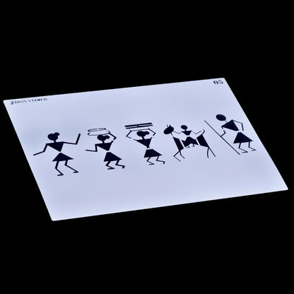 Gift To Love | Stencil Number 5 | Size : A5 | Code : JSPA5N-05
