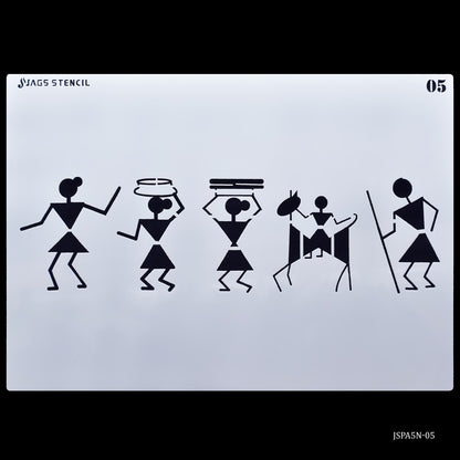 Gift To Love | Stencil Number 5 | Size : A5 | Code : JSPA5N-05