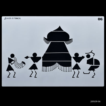 Gift To Love | Stencil Number 6 | Size : A5 | Code : JSPA5N-06