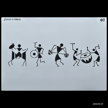 Gift To Love | Stencil Number 7 | Size : A5 | Code : JSPA5N-07