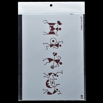 Gift To Love | Stencil Number 7 | Size : A5 | Code : JSPA5N-07