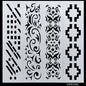 Gift To Love | Stencil Plastic Border 4 In 1 | Size : 2 X 8 Inch | Code : JSPB2X8C