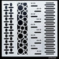 Gift To Love | Stencil Plastic Border 4 In 1 | Size : 2 X 8 Inch | Code : JSPB2X8I