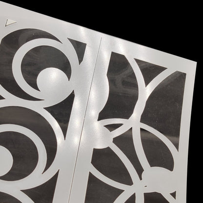 Gift To Love | Stencil Plastic Border 4 In 1 | Size : 2 X 8 Inch | Code : JSPB2X8