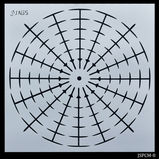 Gift To Love | Number Placement Stencil | Size : 12 Inch | Code : JSPCM-8@OLD