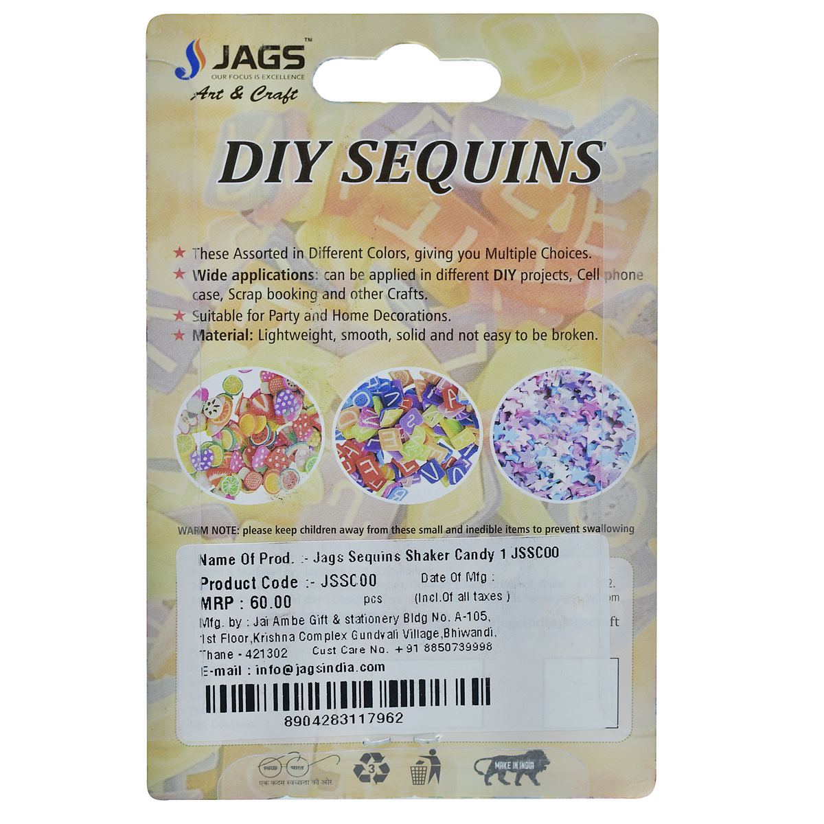 Gift To Love | Sequins Shaker Candy | Code : JSSC00