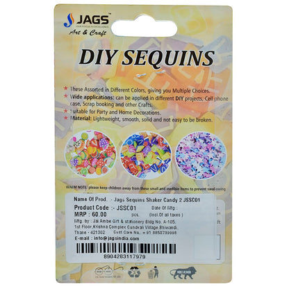 Gift To Love | Sequins Shaker Candy | Pcs : 2 | Code : JSSC01