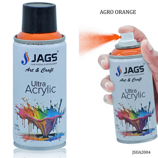 Gift To Love | Spray Ultra Acrylic | Color : Agro Orange | Size : 150 Ml | Code : JSUA2004