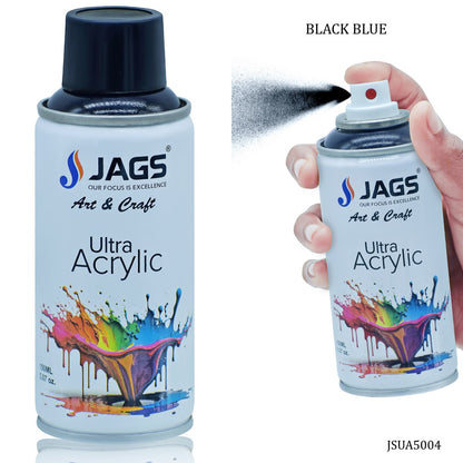 Gift To Love | Spray Ultra Acrylic | Color : Black Blue | Size : 150 Ml | Code : JSUA5004