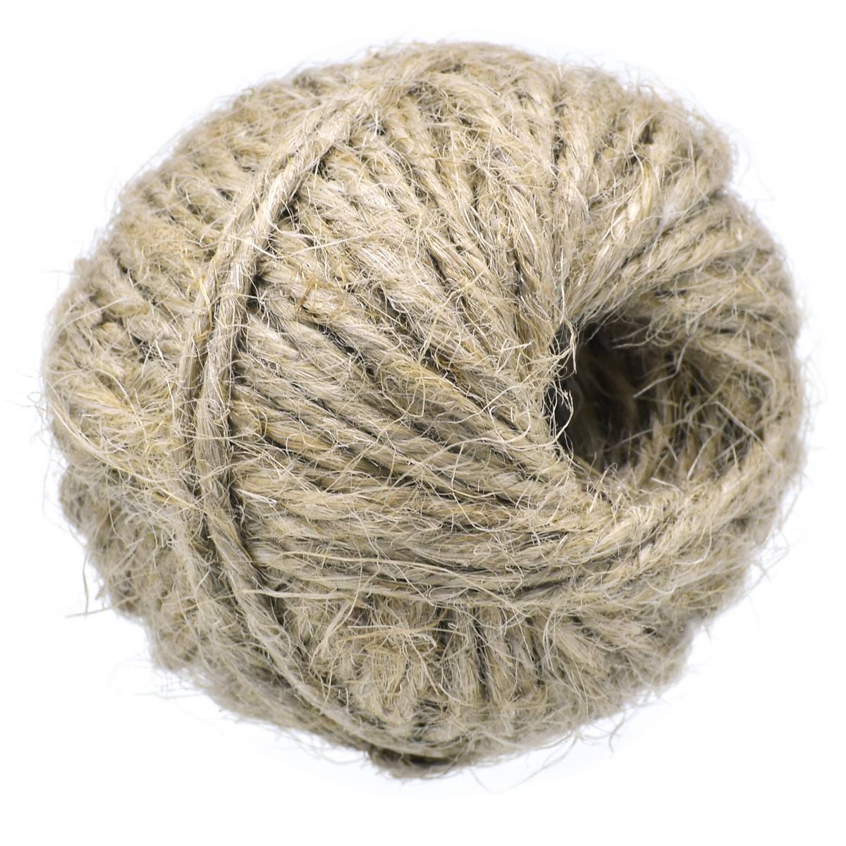 Gift To Love | Jute Thread 3 Ply | Color : Natural | Size : 25 Gms | Pcs : Set Of 16 Pcs | Code : JT3P00