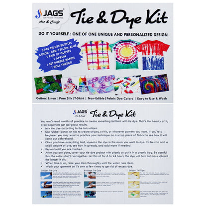 Gift To Love | Tie And Dye Set | Pcs : Set Of 3 Colour Kit | Code : JTAD02