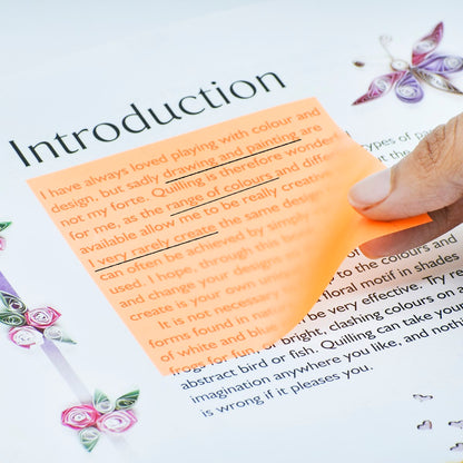 Gift To Love | Transparent Sticky Note | Color : Orange | Size : 3 X 3 | Pcs : 50 Sheets | Code : JTSN3X3OE