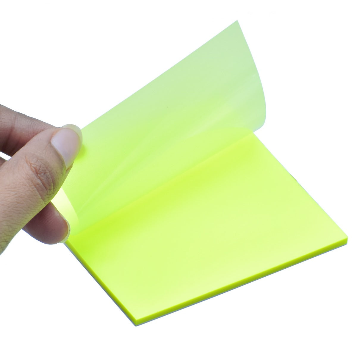 Gift To Love | Transparent Sticky Note | Color : Yellow | Size : 3 X 3 | Pcs : 50 Sheets | Code : JTSN3X3YW