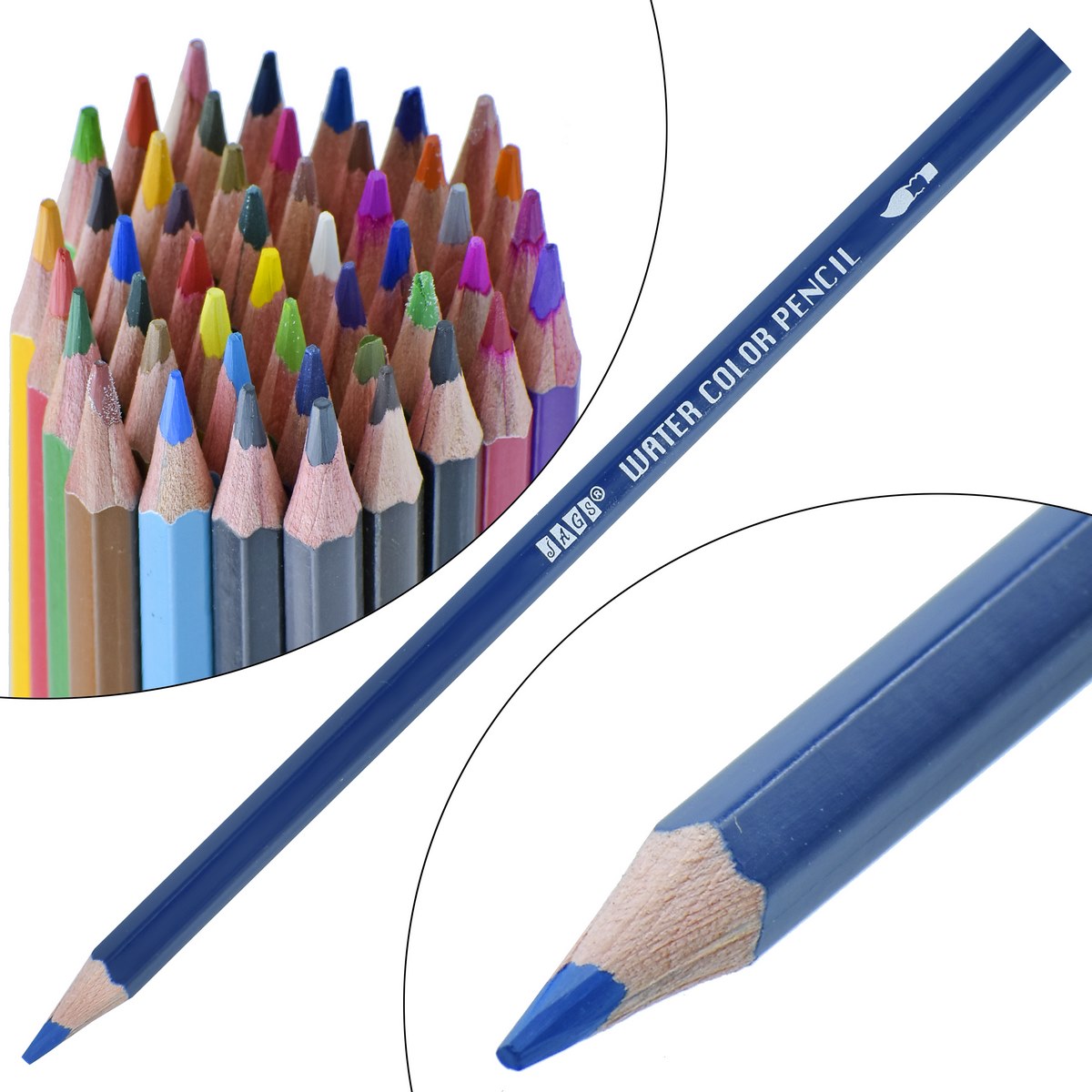 Gift To Love | Water Colour Pencil | Pcs : 36 Colours | Code : JWCP-36