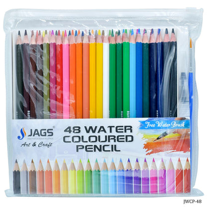 Gift To Love | Water Colour Pencil | Pcs : 48 Colours | Code : JWCP-48