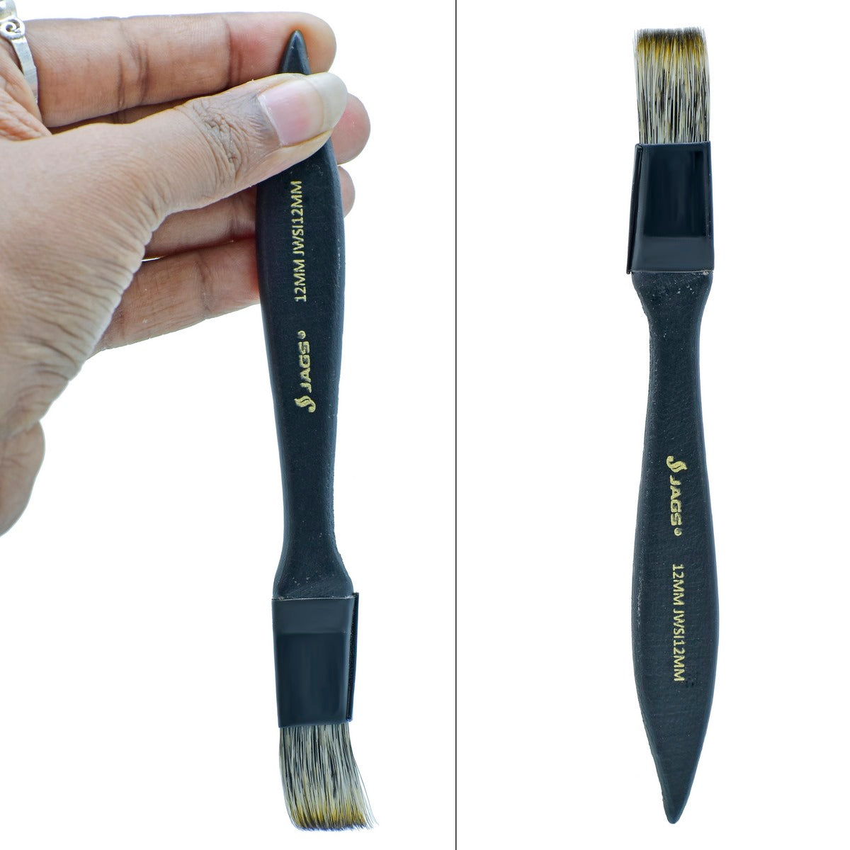 Gift To Love | Wash Brush Synthetic Imitation Hair | Color : Black Handle | Size : 12 Mm | Code : JWSI12MM