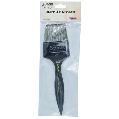 Gift To Love | Wash Brush Synthetic Imitation Hair | Color : Black Handle | Size : 63 Mm | Code : JWSI63MM