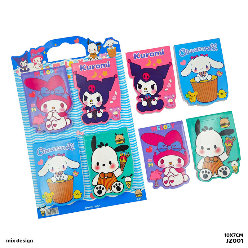 Jz001 Printed Book Set (10X7Cm) 4Pc