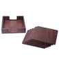 Gift To Love | Tea Coaster Wooden | Color : Dark Brown | Code : K24TCW