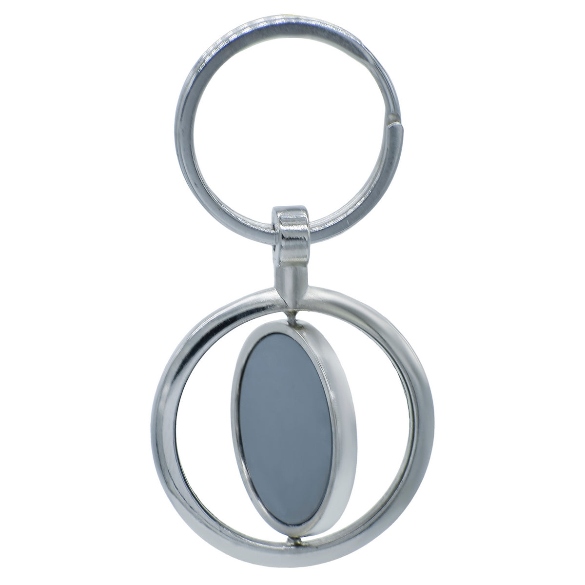 Gift To Love | Key Chain Plain Round | Color : Black | Code : KC500