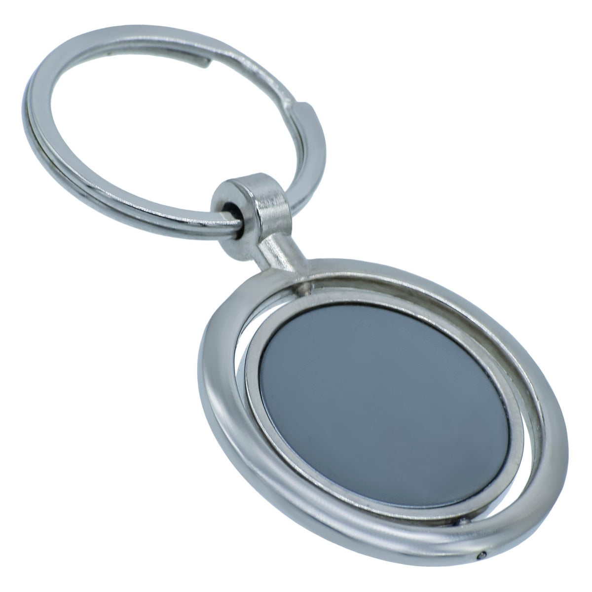 Gift To Love | Key Chain Plain Round | Color : Black | Code : KC500