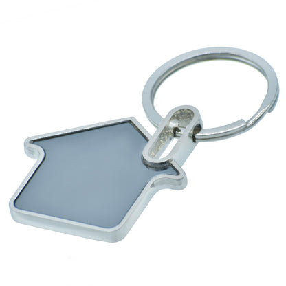 Gift To Love | Key Chain Plain House | Color : Black | Code : KC560