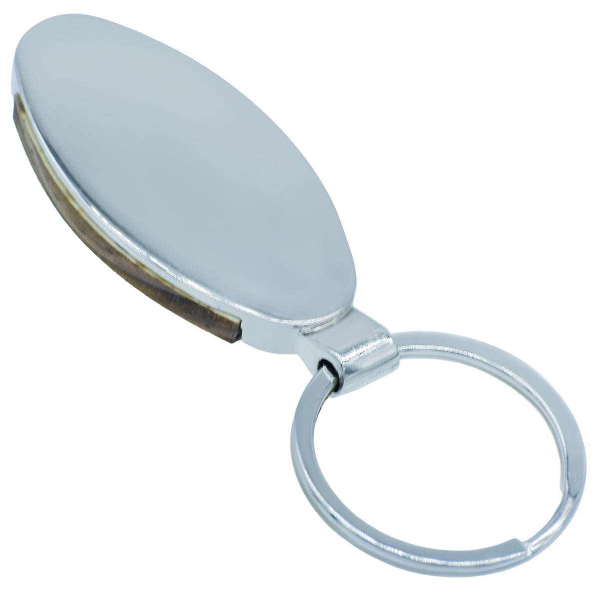 Gift To Love | Key Chain Plain Oval Wooden | Code : KC598