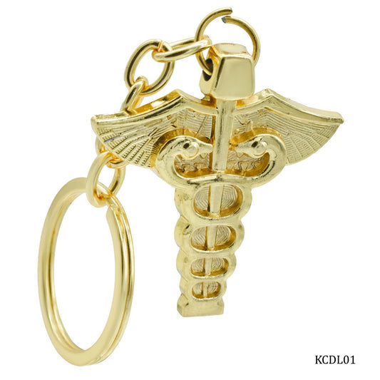 Gift To Love | Key Chain Dr Logo Gold Colour | Code : KCDL01